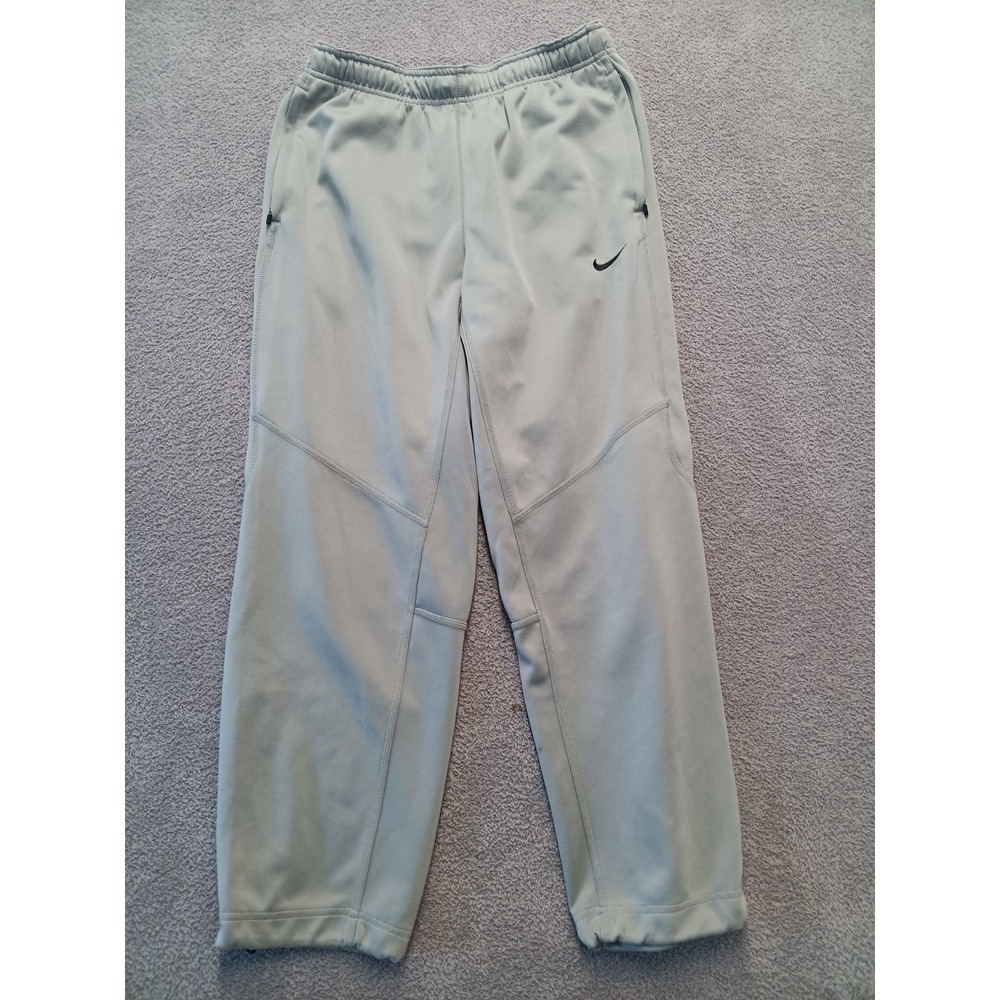 Nike Dri-FIT Men's Athletic Pants Gray Size L Tapered Training Joggers Relaxed
